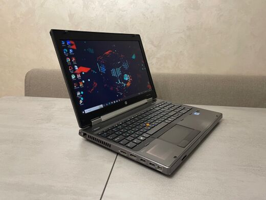 Мобільна робоча станція HP EliteBook 8570w / 15.6" (1920x1080) TN / Intel Core i7-3720QM (4 (8) ядра по 2.6 - 3.6 GHz) / 12 GB DDR3 / 64 GB SSD + 500 GB HDD / nVidia Quadro K1000M, 2 GB GDDR3, 128-bit