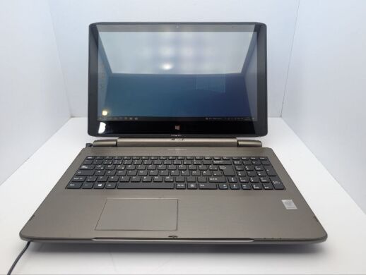 Ноутбук Medion S6214T / 15.6" (1366x768) TN Touch / Intel Pentium N3540 (4 ядра по 2.16 - 2.66 GHz) / 4 GB DDR3 / 60 GB SSD + 500 GB HDD / Intel HD Graphics / WebCam / DVD-ROM / АКБ не держит