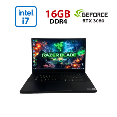 Ігровий ноутбук Б-клас Razer Blade 15 RZ09-0367 / 15.6" (1920x1080) IPS / Intel Core i7-10875H (8 (16) ядер по 2.3 - 5.1 GHz) / 16 GB DDR4 / 512 GB SSD NVMe / nVidia GeForce RTX 3080, 16 GB GDDR6, 256-bit / WebCam