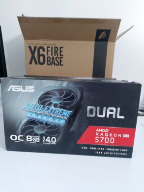 Игровой ПК 1stPlayer FireBase X6 Tower NEW / Intel Core i5-8500 (6 ядер по 3.0 - 4.1 GHz) / 16 GB DDR4 NEW / 256 GB SSD M.2 NEW + 960 GB SSD NEW / AMD Radeon RX 5700, 8 GB GDDR6, 256-bit / HDMI / 1350W + Клавиатура, мышка, кабели в комплекте