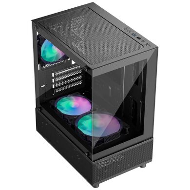 Новий ігровий ПК FORSAGE Mi2-A-BK-2F7R-1F7 Black Tower / Intel Core i5-10400F (6 (12) ядер по 2.9 - 4.3 GHz) / 8 GB DDR4 / 480 GB SSD / nVidia GeForce GTX 1070 Ti, 8 GB GDDR5, 256-bit Новий ігровий ПК FORSAGE Mi2-A-BK-2F7R-1F7 Black Tower / Intel Core i5-10400F (6 (12) ядер по 2.9 - 4.3 GHz) / 8 GB DDR4 / 480 GB SSD / nVidia GeForce GTX 1070 Ti, 8 GB GDDR5, 256-bit