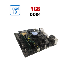 Комплект: материнська плата Asus H110M-R / Intel Core i3-7100 (2 (4) ядра по 3.9 GHz) / 4 GB DDR4 / Intel HD Graphics 620 / Socket LGA1151 / Кулер