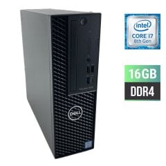 Компьютер Dell Precision 3430 SFF / Intel Core i7-8700 (6 (12) ядер по 3.2 -4.6 GHz) / 16 GB DDR4 / no HDD / Intel UHD Graphics 630 / 200W / DisplayPort / HDMI