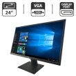 Монітор Dell E2420H / 24" (1920x1080) IPS / VGA, DisplaPort / VESA 100x100 / Кабель живлення