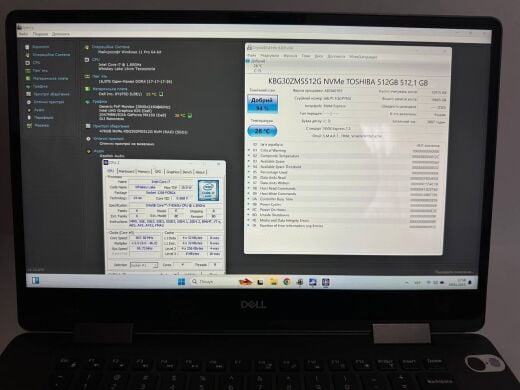 Ноутбук-трансформер Dell Inspiron 7586 2 in 1 / 15.6" (3840x2160) IPS Touch / Intel Core i7-8565U (4 (8) ядра по 1.8 - 4.6 GHz) / 16 GB DDR4 / 512 GB SSD / nVidia GeForce MX 150, 2 GB GDDR5, 64-bit / WebCam / HDMI
