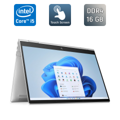 Ноутбук-трансформер HP Envy x360 / 15.6" (1920x1080) IPS Touch / Intel Core i5-10210U (4 (8) ядра по 1.6 - 4.2 GHz) / 16 GB DDR4 / 256 GB SSD / Intel UHD Graphics / TouchID / WebCam