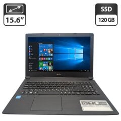 Ноутбук Acer Aspire 3 A315-33 / 15.6" (1366x768) TN / Intel Pentium N3710 (4 ядра по 1.6 - 2.56 GHz) / 8 GB DDR3 / 120 GB SSD / Intel Graphics / WebCam