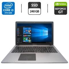 Ноутбук Asus X550C / 15.6" (1366x768) TN / Intel Core i3-3217U (2 (4) ядра по 1.8 GHz) / 8 GB DDR3 / 240 GB SSD / nVidia GeForce GT 720M, 2 GB GDDR3, 64-bit / WebCam / DVD-ROM
