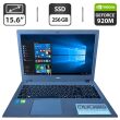 Ноутбук Б-клас Acer Aspire E5-573 / 15.6" (1366x768) TN / Intel Core i7-5500U (2 (4) ядра по 2.4 - 3.0 GHz) / 8 GB DDR3 / 256 GB SSD / nVidia GeForce 920M, 4 GB GDDR3, 64-bit / WebCam