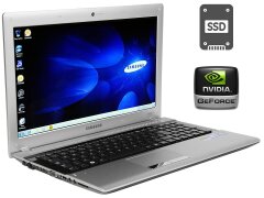 Ноутбук Б-класс Samsung RV511 / 15.6" (1366x768) TN / Intel Pentium P6200 (2 ядра по 2.13 GHz) / 4 GB DDR3 / 120 GB SSD / nVidia GeForce 315M, 512 MB DDR3, 64-bit / WebCam / DVD-ROM / HDMI