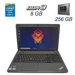 Ноутбук Б класс Lenovo ThinkPad Edge E531 / 15.6" (1366x768) TN / Intel Core i5-3230M (2 (4) ядра по 2.6 - 3.2 GHz) / 8 GB DDR3 / 256 GB SSD / WebCam / DVD-ROM / USB 3.0 / HDMI