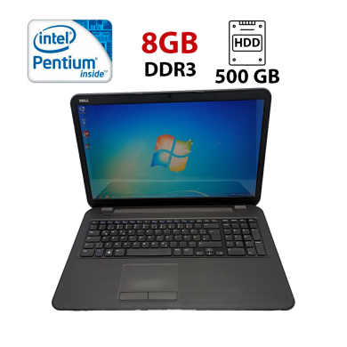Ноутбук DELL 3721 / 17.3" (1600&times;900) TN / Intel Pentium 2127U (2 ядра по 1.9 GHz) / 8 GB DDR3 / 500 GB HDD / Intel HD Graphics / WebCam