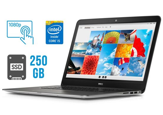 Ноутбук Dell Inspiron 15 7547 / 15.6" (1920x1080) IPS Touch / Intel Core i5-4210U (2 (4) ядра по 1.7 - 2.7 GHz) / 8 GB DDR3 / 250 GB SSD / Intel HD Graphics 4400 / WebCam / HDMI / Windows 10 ліцензія Ноутбук Dell Inspiron 15 7547 / 15.6" (1920x1080) IPS Touch / Intel Core i5-4210U (2 (4) ядра по 1.7 - 2.7 GHz) / 8 GB DDR3 / 250 GB SSD / Intel HD Graphics 4400 / WebCam / HDMI / Windows 10 ліцензія