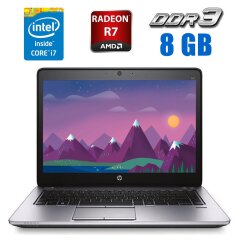 Ноутбук HP EliteBook 840 G2 / 14" (1920x1080) TN / Intel Core i7-5600U (2 (4) ядра по 2.6 - 3.2 GHz) / 8 GB DDR3 / 500 GB HDD / AMD Radeon R7 M260, 1 GB DDR3, 64-bit / WebCam / Без АКБ