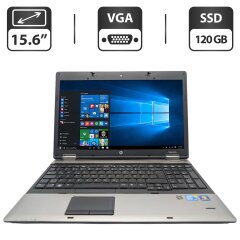 Ноутбук HP ProBook 6540b / 15.6" (1366x768) TN / Intel Core i5-520M (2 (4) ядра по 2.4 - 2.9 GHz) / 6 GB DDR3 / 120 GB SSD / Intel Graphics / WebCam / DVD-ROM