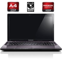 Ноутбук Lenovo IdeaPad Z575 / 15.6" (1366x768) TN / AMD A4-3300M (2 ядра по 1.9 - 2.5 GHz) / 4 GB DDR3 / 500 GB HDD / AMD Radeon 6600M and 6700M Series, 128-bit / WebCam / DVD-RW / HDMI