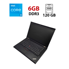 Ноутбук Lenovo ThinkPad T430 / 15.6" (1366x768) TN / Intel Core i5-3320M (2 (4) ядра по 2.6 - 3.3 GHz) / 6 GB DDR3 / 120 GB SSD / Intel HD Graphics 4000 / WebCam