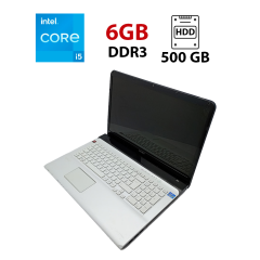 Ноутбук Sony SVE171 / 17.3" (1600x900) TN / Intel Core i5-3210M (2 (4) ядра по 2.5 - 3.1 GHz) / 6 GB DDR3 / 500 GB HDD / AMD Radeon HD 7600M, 1 GB DDR3, 128-bit / WebCam