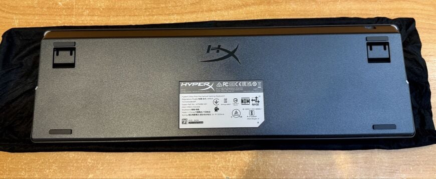 Нова механічна ігрова дротова клавіатура HyperX Alloy Rise AR001 / повнорозмірна / чорна