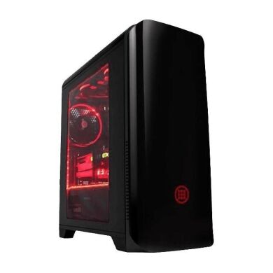 Новий Ігровий ПК Forsage H602-BK Tower / AMD Ryzen 5 5500 (6 (12) ядер по 3.6 - 4.2 GHz) / 16 GB DDR4 / 512 GB SSD / nVidia GeForce GTX 1060, 6 GB GDDR5, 192-bit