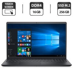 Ультрабук Б-клас Dell Inspiron 15 3511 / 15.6" (1920x1080) IPS Touch / Intel Core i5-1135G7 (4 (8) ядра по 4.2 GHz) / 16 GB DDR4 / 256 GB SSD M.2 / Intel Iris Xe Graphics / WebCam / Windows 10 ліцензія
