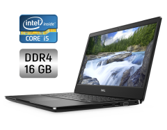 Ультрабук Б-класс Dell Latitude 3400 / 14" (1920x1080) IPS / Intel Core i5-8265U (4 (8) ядра по 1.6 - 3.9 GHz) / 16 GB DDR4 / 480 GB SSD / Intel UHD Graphics 620 / WebCam / Windows 10