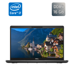 Ультрабук Б-класс Dell Latitude 5400 / 14" (1920x1080) IPS / Intel Core i7-8665U (4 (8) ядра по 1.9 - 4.8 GHz) / 16 GB DDR4 / 256 GB SSD / Intel UHD Graphics 620 / WebCam / TouchID