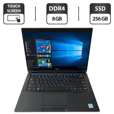 Ультрабук-трансформер Б-класс Dell Latitude 7390 / 13.3" (1920x1080) IPS Touch / Intel Core i5-8350U (4 (8) ядра по 1.7 - 3.6 GHz) / 8 GB DDR4 / 256 GB SSD / Intel UHD Graphics 620 / WebCam + Беспроводная мышка Ультрабук-трансформер Б-класс Dell Latitude 7390 / 13.3" (1920x1080) IPS Touch / Intel Core i5-8350U (4 (8) ядра по 1.7 - 3.6 GHz) / 8 GB DDR4 / 256 GB SSD / Intel UHD Graphics 620 / WebCam + Беспроводная мышка