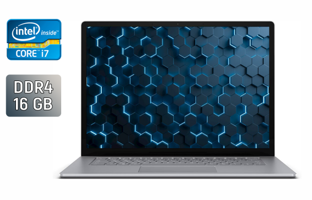 Ультрабук Б-клас Microsoft Surface Laptop 4 / 15" (2496x1664) IPS / Intel Core i7-1185G7 (4 (8) ядра по 3.0 - 4.8 GHz) / 16 GB DDR4 / 512 GB SSD / Intel Iris Xe Graphics / WebCam / USB Type-C