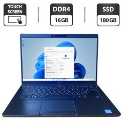 Ультрабук Dell Latitude 5400 / 14" (1920x1080) TN Touch / Intel Core i5-8350U (4 (8) ядра по 1.7 - 3.6 GHz) / 16 GB DDR4 / 180 GB SSD / Intel UHD Graphics 620 / WebCam