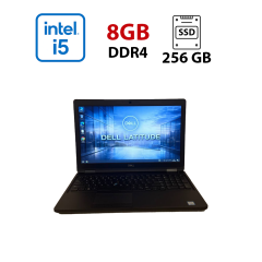 Ультрабук Dell Latitude 5590 / 15.6" (1366x768) TN / Intel Core i5-8250U (4 (8) ядра по 1.6 - 3.4 GHz) / 8 GB DDR4 / 256 GB SSD / Intel UHD Graphics 620 / WebCam