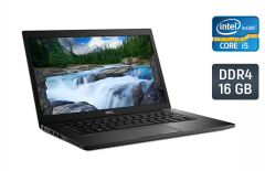 Ультрабук Dell Latitude 7490 / 14" (1920x1080) IPS / Intel Core i5-8250U (4 (8) ядра по 1.6 - 3.4 GHz) / 16 GB DDR4 / 512 GB SSD / Intel UHD Graphics 620 / WebCam / Fingerprint / Windows 10