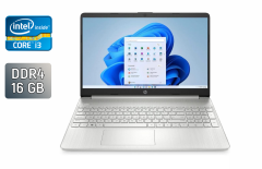 Ультрабук HP 15-dy5033dx / 15.6" (1366x768) TN Touch / Intel Core i3-1215U (6 (8) ядер по 3.3 - 4.4 GHz) / 16 GB DDR4 / 1000 GB SSD / Intel UHD Graphics / WebCam / HDMI