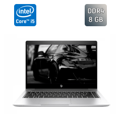 Ультрабук HP EliteBook 840 G6 / 14" (1920x1080) IPS / Intel Core i5-8265U (4 (8) ядра по 1.6 - 3.9 GHz) / 8 GB DDR4 / 256 GB SSD / Intel UHD Graphics 620 / WebCam / TouchID / Windows 10