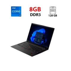 Ультрабук Lenovo ThinkPad X1 Carbon / 14" (1920x1080) IPS / Intel Core i7-5600U (2 (4) ядра по 2.6 - 3.2 GHz) / 8 GB DDR3 / 128 GB SSD / Intel HD Graphics 5500 / WebCam