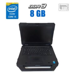 Захищений ноутбук Dell Latitude 14 Rugged 5404 / 14" (1366x768) TN / Intel Core i5-4310U (2 (4) ядра по 2.0 - 3.0 GHz) / 8 GB DDR3 / 256 GB SSD / Intel HD Graphics 4400 / WebCam 