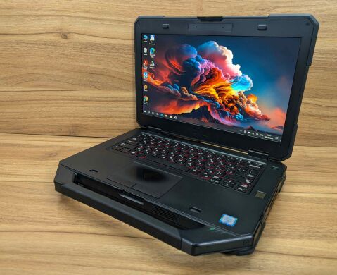 Захищений ноутбук Dell Latitude 14 Rugged 5414 / 14" (1920x1080) IPS Touch / Intel Core i5-6300U (2 (4) ядра по 2.4 - 3.0 GHz) / 16 GB DDR4 / 512 GB SSD / AMD Radeon R7 M360, 2 GB DDR3, 64-bit / Fingerprint / Windows 10