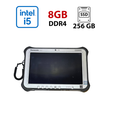 Захищений планшет Panasonic Toughpad FZ-G1 / 10.1" (1920x1200) IPS Touch / Intel Core i5-6300U (2 (4) ядра по 2.4 - 3.0 GHz) / 8 GB DDR3 / 256 GB SSD / Intel HD Graphics 520 / WebCam