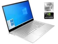 Ноутбук HP Envy 17m-cg0013gx / 17.3" (1920x1080) IPS Touch / Intel Core i7-1065G7 (4 (8) ядра по 1.3 - 3.9 GHz) / 12 GB DDR4 / 512 GB SSD / nVidia GeForce MX330, 2 GB GDDR5, 64-bit / WebCam