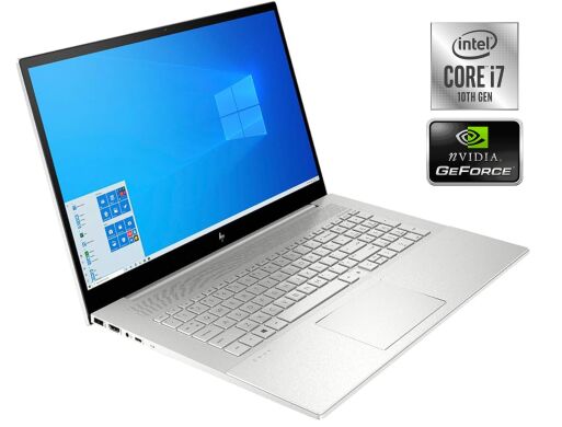 Ноутбук HP Envy 17m-cg0013gx / 17.3" (1920x1080) IPS Touch / Intel Core i7-1065G7 (4 (8) ядра по 1.3 - 3.9 GHz) / 12 GB DDR4 / 512 GB SSD / nVidia GeForce MX330, 2 GB GDDR5, 64-bit / WebCam