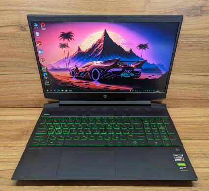 Игровой ноутбук Б-класс HP Pavilion Gaming 15-ec2121nr / 15.6" (1920x1080) IPS / AMD Ryzen 5 5600H (6 (12) ядер по 3.3 - 4.2 GHz) / 16 GB DDR4 / 512 GB SSD / nVidia GeForce GTX 1650, 4 GB GDDR5, 128-bit / WebCam / Windows 10