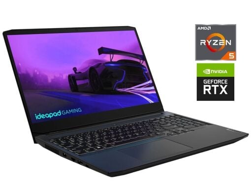 Игровой ноутбук Lenovo IdeaPad Gaming 3 15ACH6 / 15.6" (1920x1080) IPS / AMD Ryzen 5 5600H (6 (12) ядер по 3.3 - 4.2 GHz) / 32 GB DDR4 / 512 GB SSD / nVidia GeForce RTX 3060, 6 GB GDDR6, 192-bit / WebCam