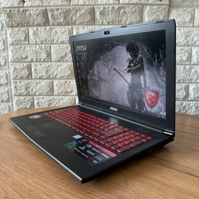Игровой ноутбук MSI GL62M 7REX / 15.6" (1920x1080) TN / Intel Core i7-7700HQ (4 (8) ядра по 2.8 - 3.8 GHz) / 8 GB DDR4 / 128 GB SSD M.2 + 1000 GB HDD / nVidia GeForce GTX 1050 Ti, 4 GB GDDR5, 128-bit / WebCam