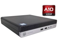 Неттоп HP EliteDesk 705 G4 Desktop Mini PC / AMD A10-9700E (4 ядра по 3.0 - 3.5 GHz) / 8 GB DDR4 / 128 GB SSD M.2 / AMD Radeon R7 Graphics / Win 10 Pro
