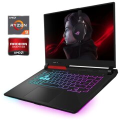 Игровой ноутбук Б-класс Asus ROG Strix G15 Advantage Edition G513QY / 15.6" (2560x1440) IPS / AMD Ryzen 9 5980HX (8 (16) ядер по 3.3 - 4.8 GHz) / 16 GB DDR4 / 512 GB SSD NVMe / AMD Radeon RX 6800M, 12 GB GDDR6, 192-bit