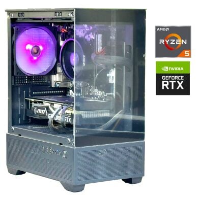 Ігровий ПК AsRock Tower / AMD Ryzen 5 5500 (6 (12) ядер по 3.6 - 4.2 GHz) / 16 GB DDR4 / 512 GB SSD / nVidia GeForce RTX 3070, 8 GB GDDR6, 256-bit / 550W / Win 11