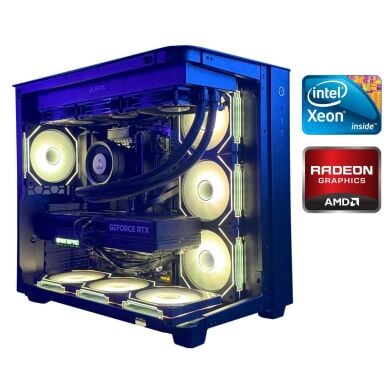 Ігровий ПК GAMING PC Tower / Intel Xeon E5-2640 v3 (8 (16) ядер по 2.6 - 3.4 GHz) / 16 GB DDR4 / 500 GB SSD / AMD Radeon RX 580, 8 GB GDDR5, 256-bit Ігровий ПК GAMING PC Tower / Intel Xeon E5-2640 v3 (8 (16) ядер по 2.6 - 3.4 GHz) / 16 GB DDR4 / 500 GB SSD / AMD Radeon RX 580, 8 GB GDDR5, 256-bit