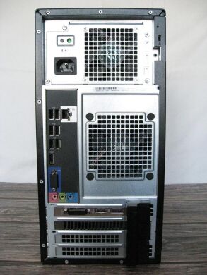 Игровой ПК Dell OptiPlex 3010 Tower / Intel Core i5-3470 (4 ядра по 3.2 - 3.6 GHz) / 16 GB DDR3 / 120 GB SSD + 500 GB HDD / nVidia GeForce GTX 1050, 2 GB GDDR5, 128-bit / DVD-RW / Win 10 Pro + Кабель питания