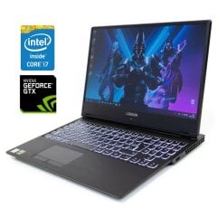Игровой ноутбук Б-класс Lenovo Legion Y530-15ICH / 15.6" (1920x1080) IPS / Intel Core i7-8750H (6 (12) ядер по 2.2 - 4.1 GHz) / 8 GB DDR4 / 256 GB SSD NVMe / nVidia GeForce GTX 1050 Ti, 4 GB GDDR5, 128-bit / WebCam