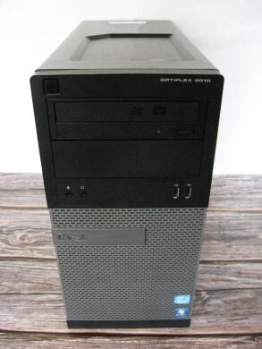 Игровой ПК Dell OptiPlex 3010 Tower / Intel Core i5-3470 (4 ядра по 3.2 - 3.6 GHz) / 16 GB DDR3 / 120 GB SSD + 500 GB HDD / nVidia GeForce GTX 1050, 2 GB GDDR5, 128-bit / DVD-RW / Win 10 Pro + Кабель питания